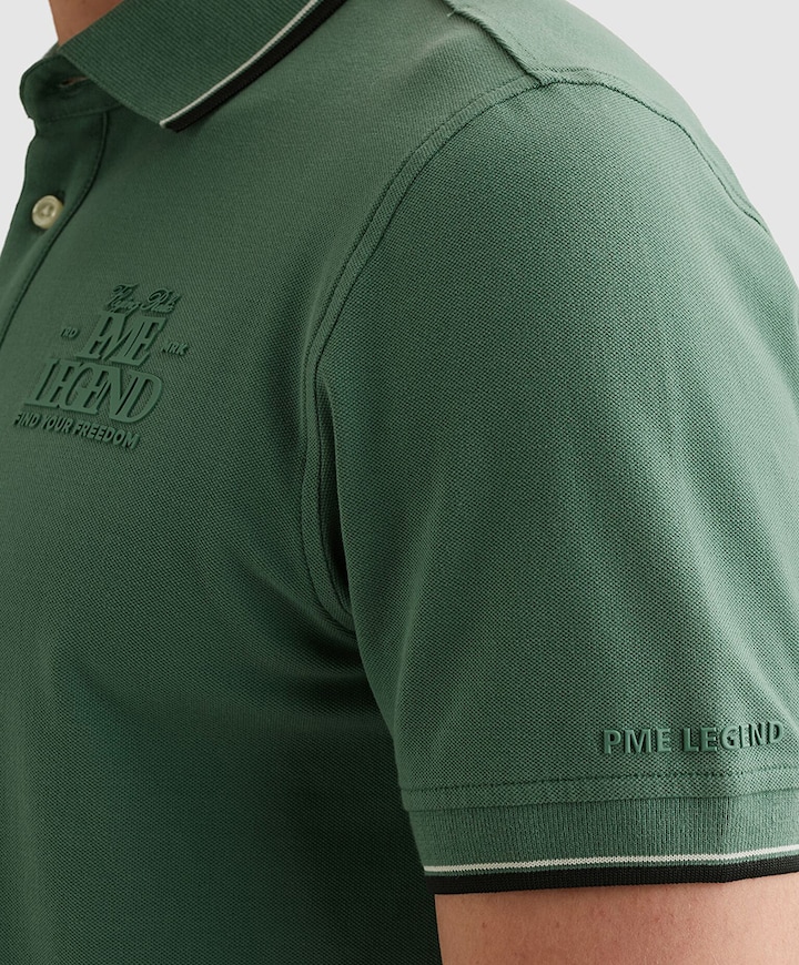 Heren polo groen