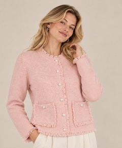 Dames vest roze
