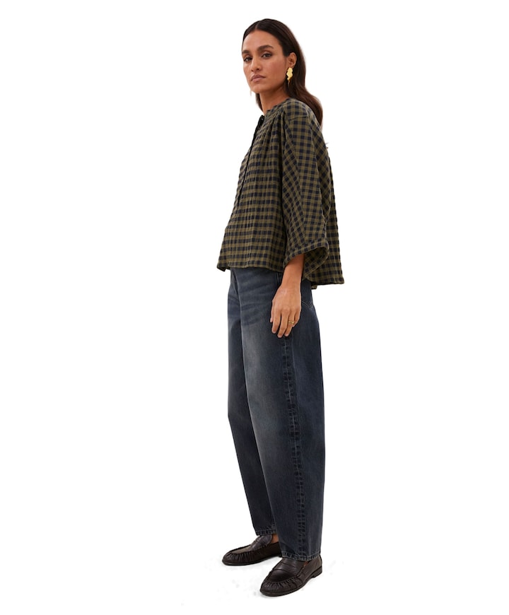 baloe oil dames jeans blauw