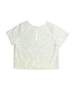 Blouse korte mouw ecru