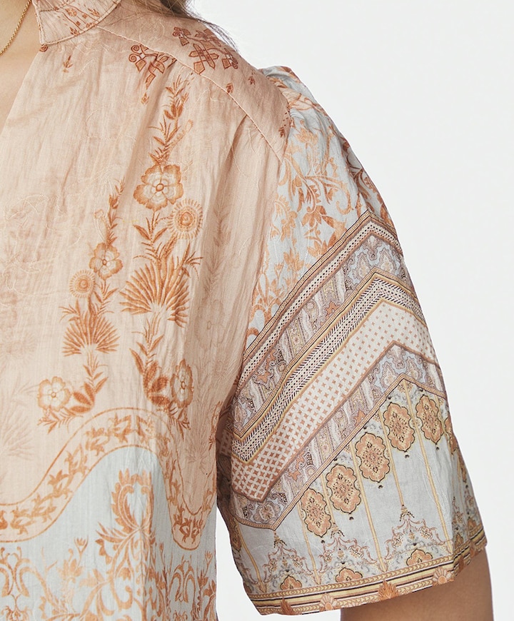 Dames blouse oranje