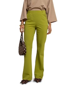 Flair bonded dames broek groen