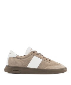 Zack sue LTHR heren sneakers beige
