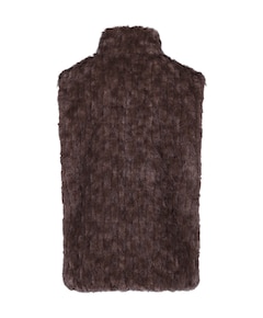 Dames gilet bruin