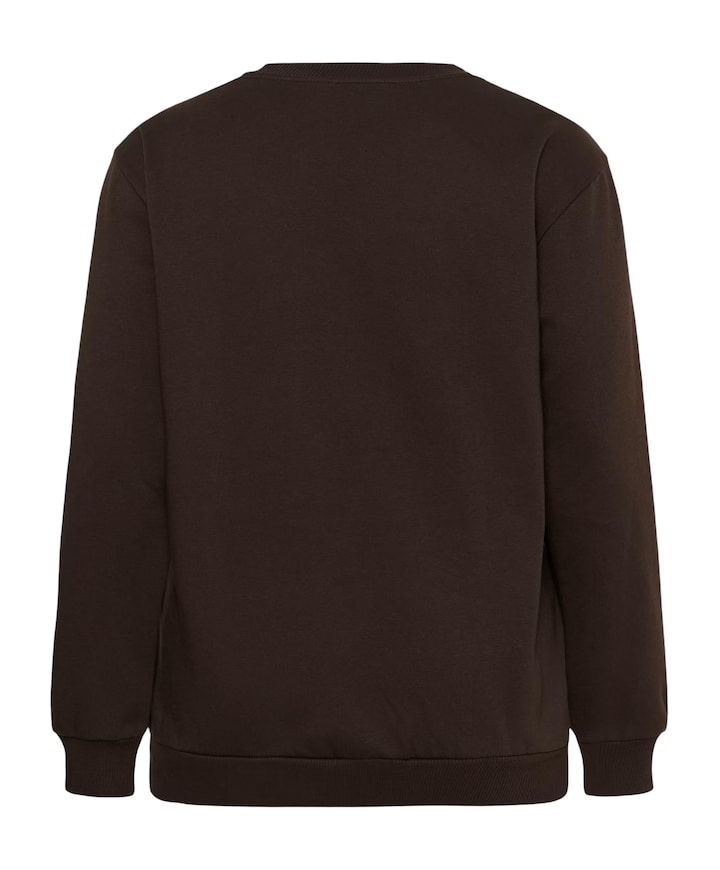 Dames sweater bruin