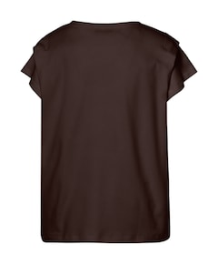 Dames T-shirt bruin