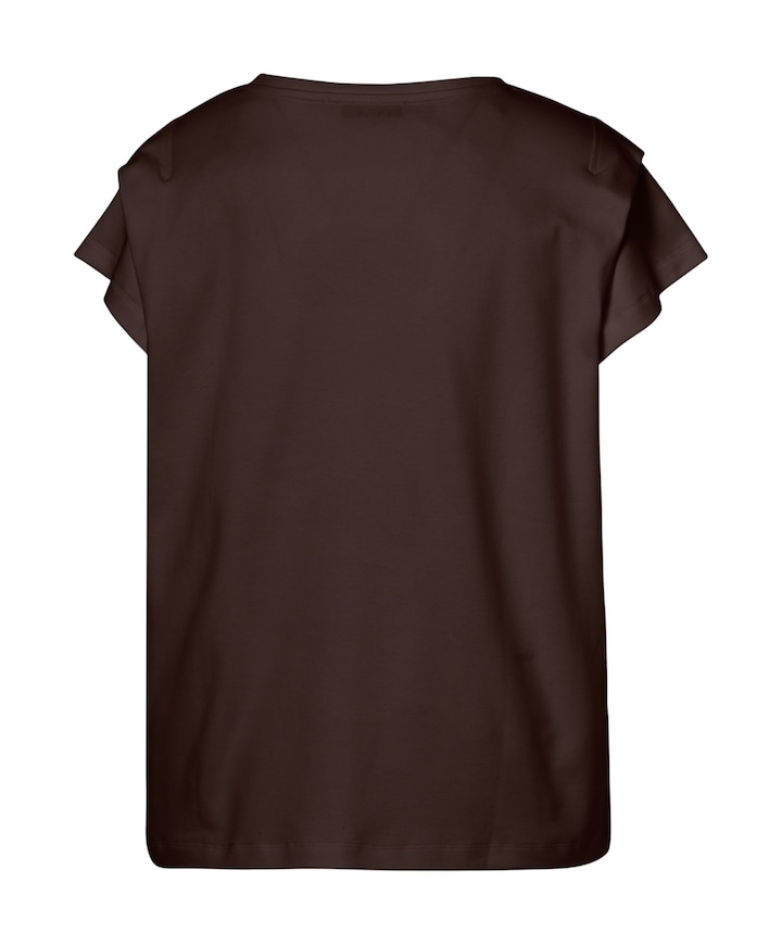 Dames T-shirt bruin