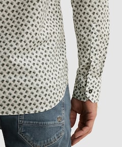 Heren overhemd lange mouw ecru