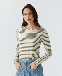 Dames longsleeve groen