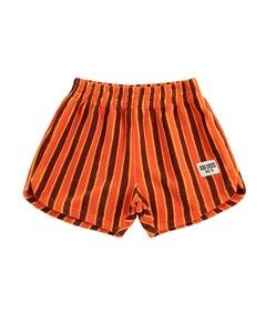 Striped Brick terry cloth shorts jongens korte broek oranje
