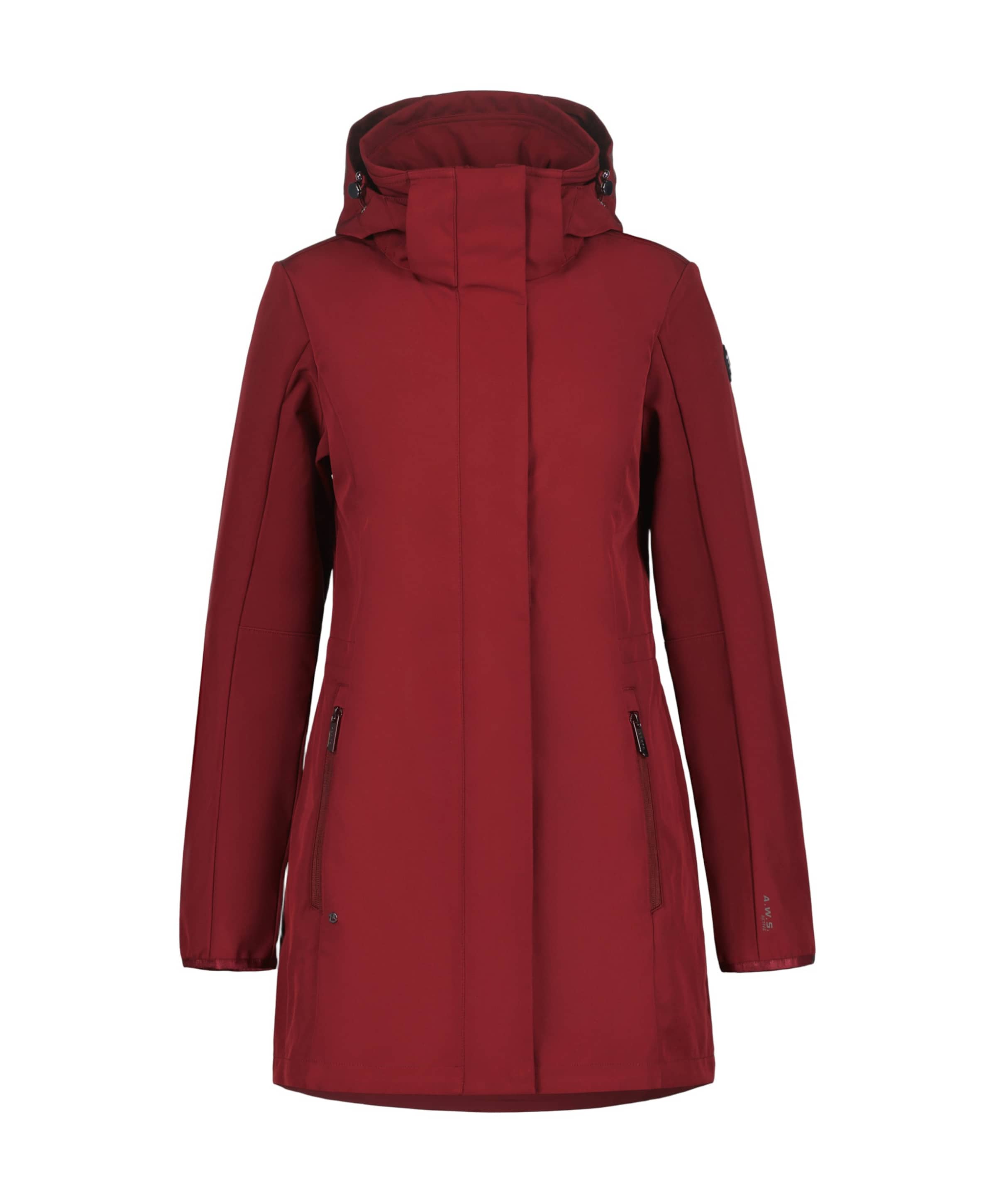 Dames jas bordeaux
