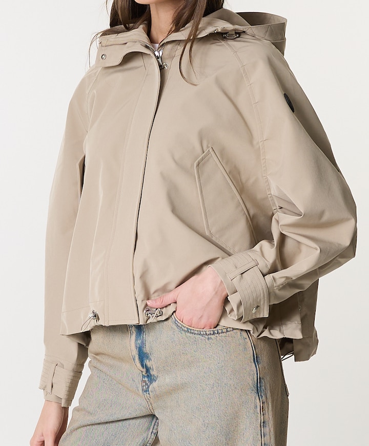 Dames jas beige