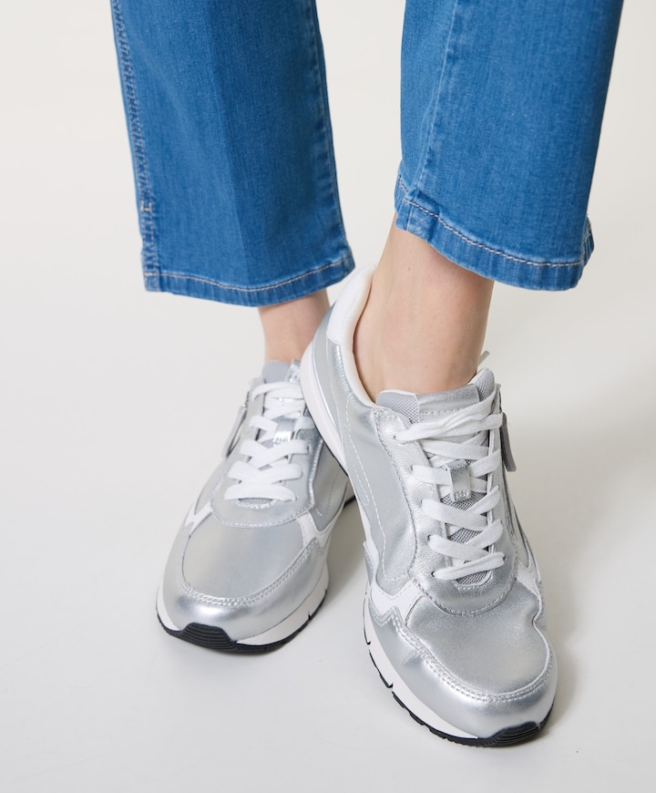 dames sneakers zilver