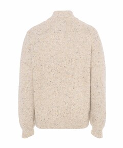 Heren trui met rits beige