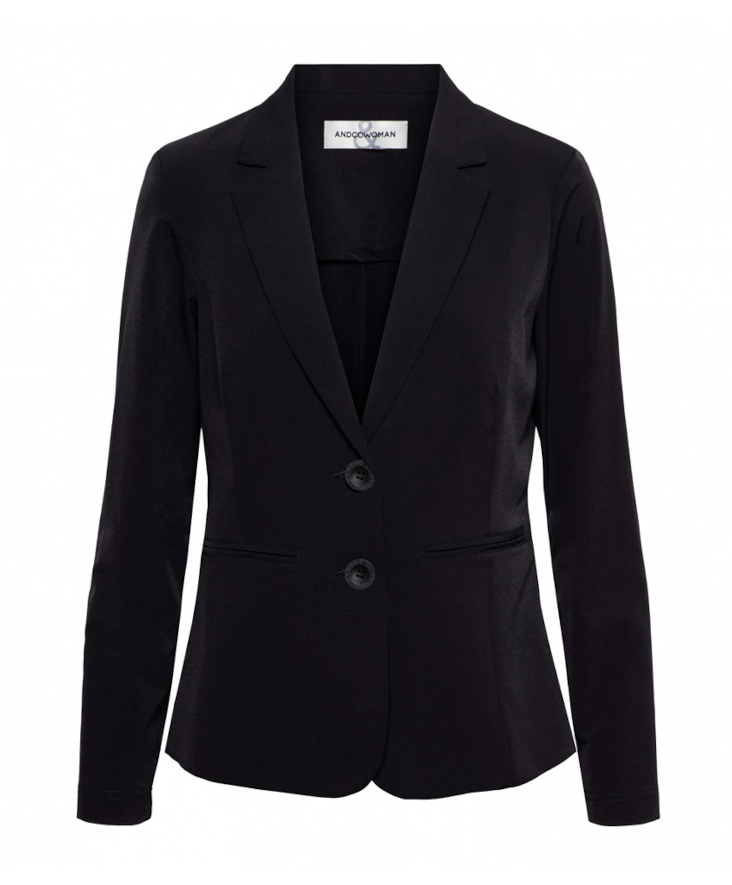 Dames blazer zwart