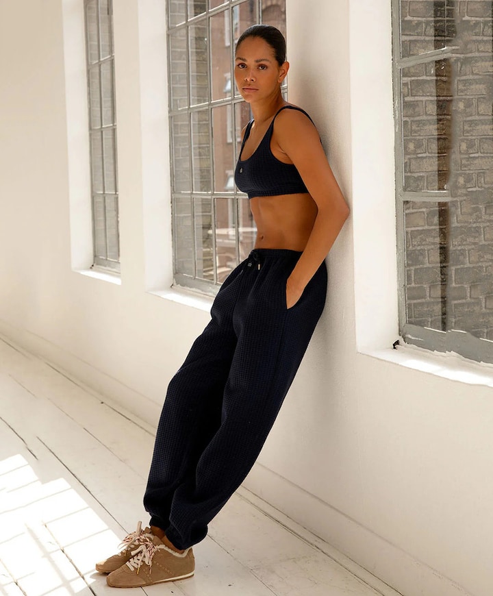 Lena dames broek blauw