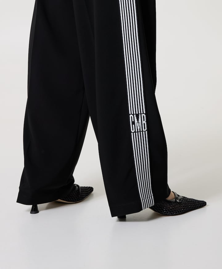 Etienne track broek zwart