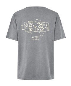 Dames t-shirt grijs