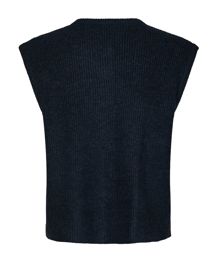 Dames gilet blauw