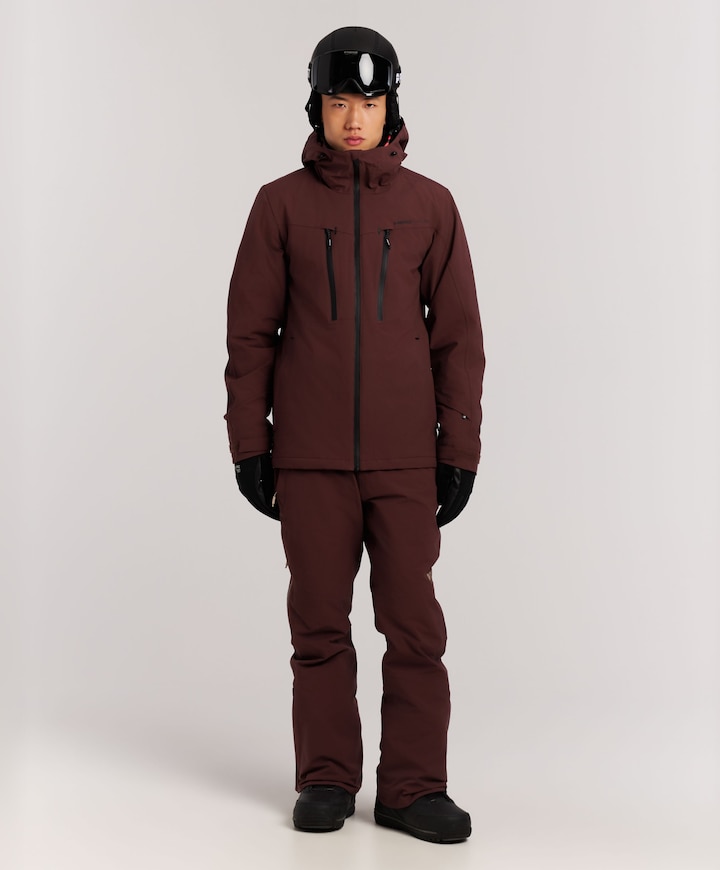 Heren ski-jas rood