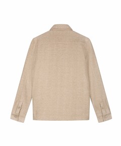 Overshirt lange mouw beige