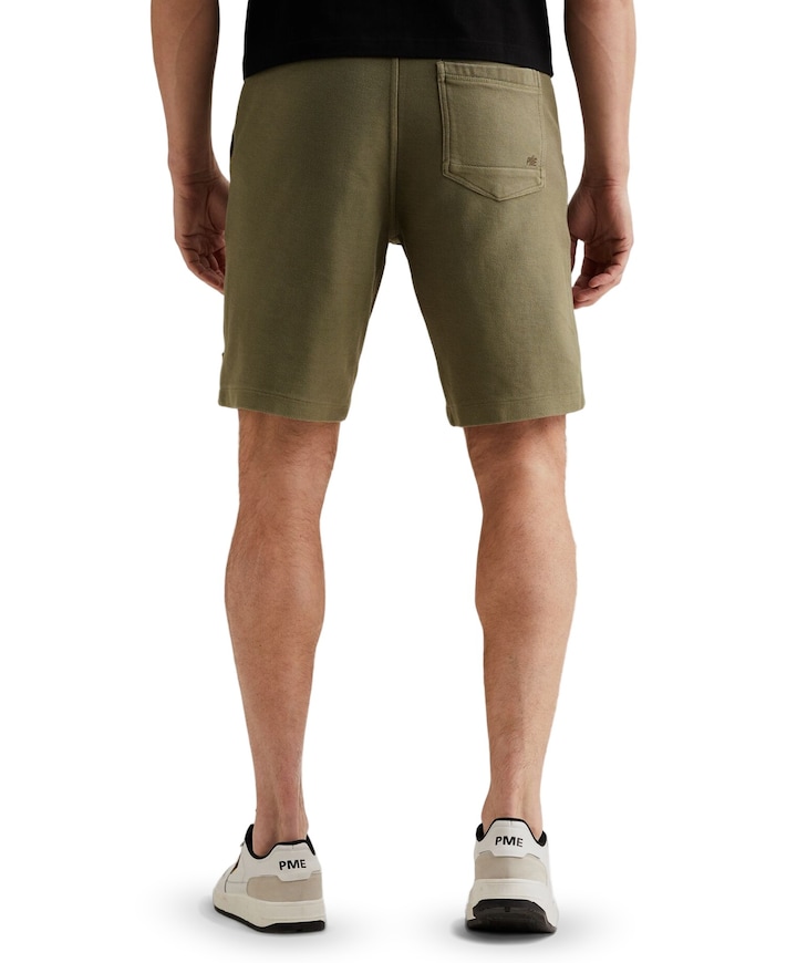 SKYGLIZER SWEAT SHORTS TWILL STRUC heren korte broek groen