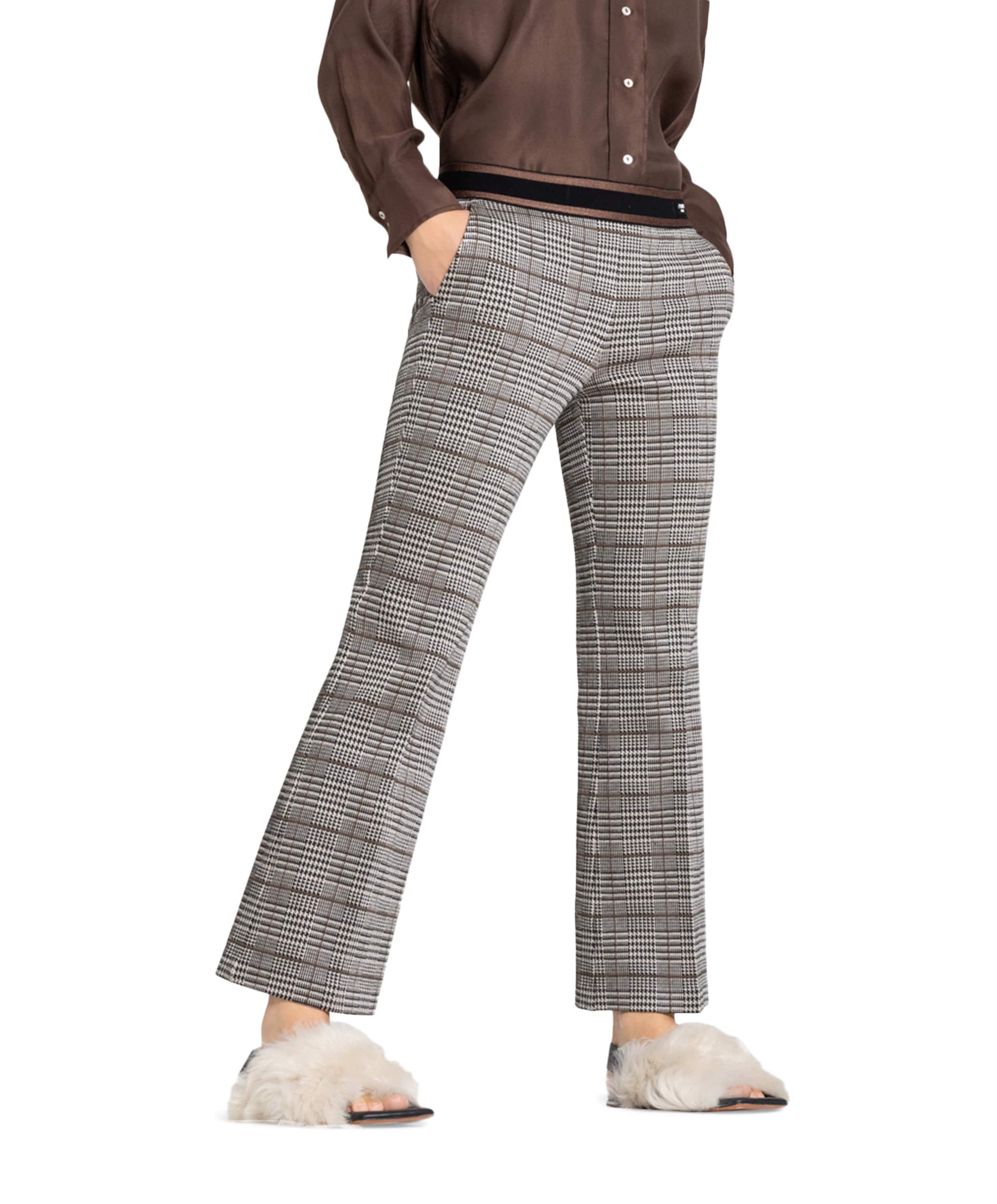 Francoise cropped broek grijs