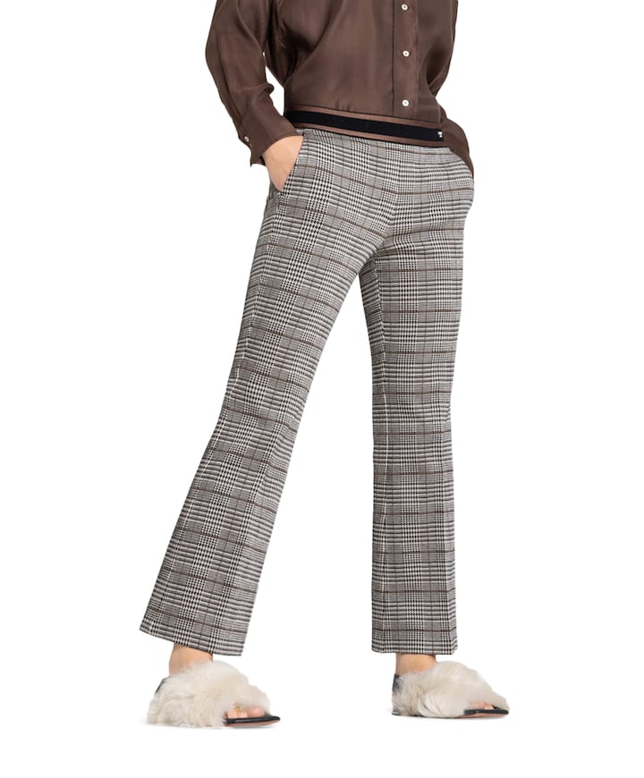 Francoise cropped broek grijs