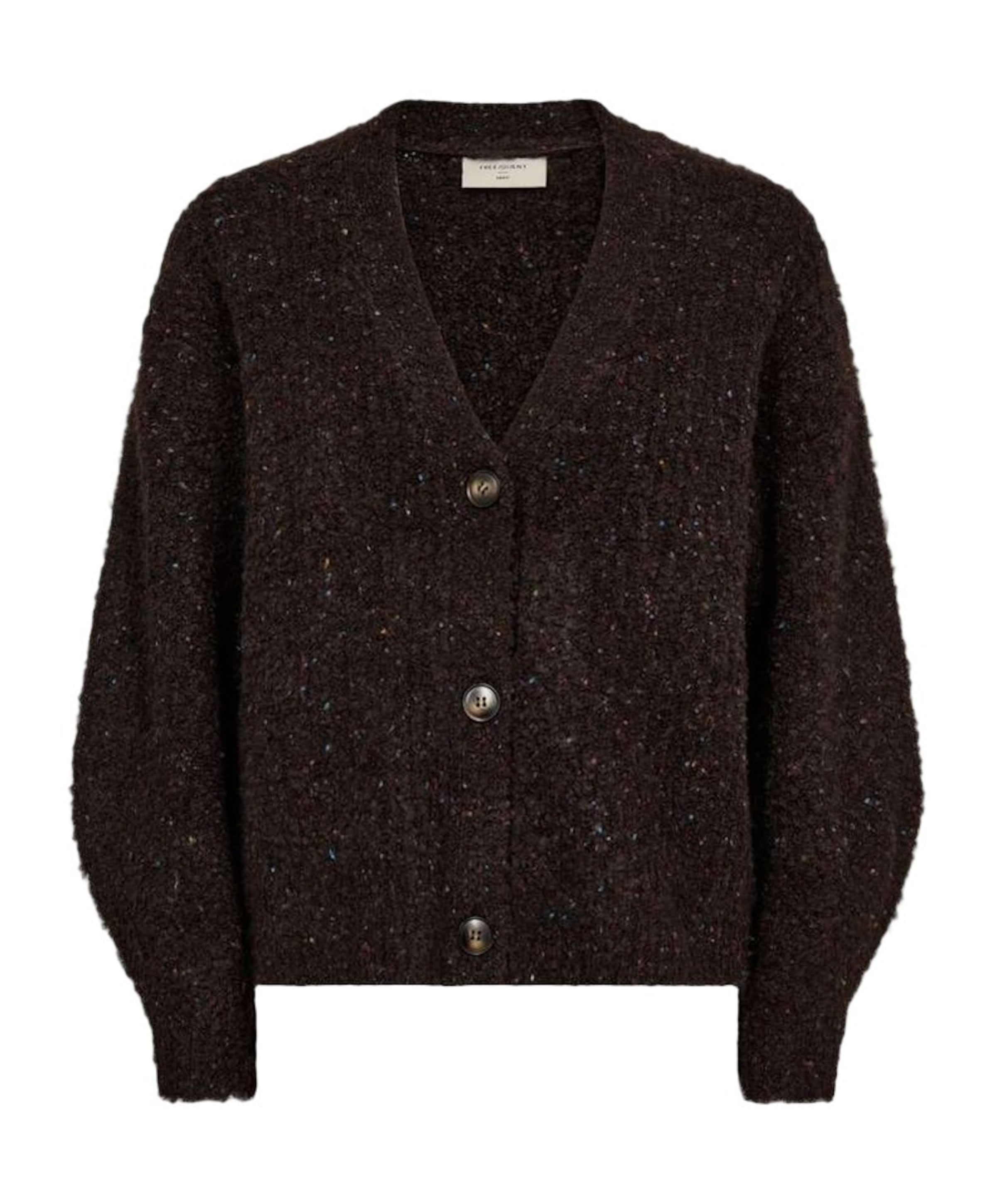 Dames vest bruin