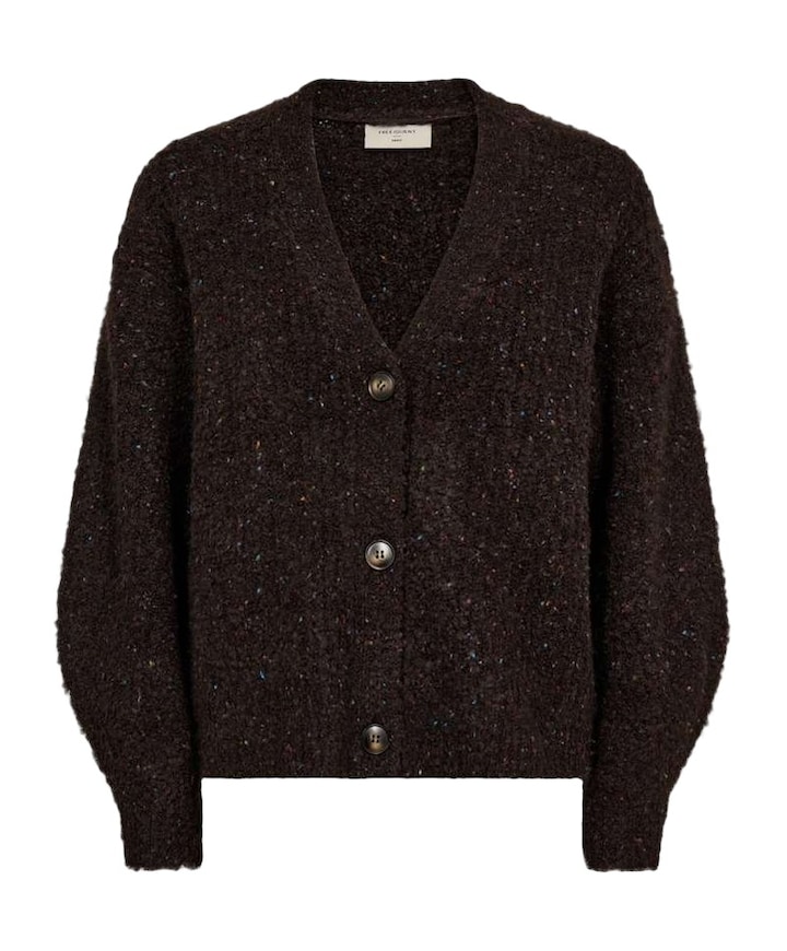 Dames vest bruin