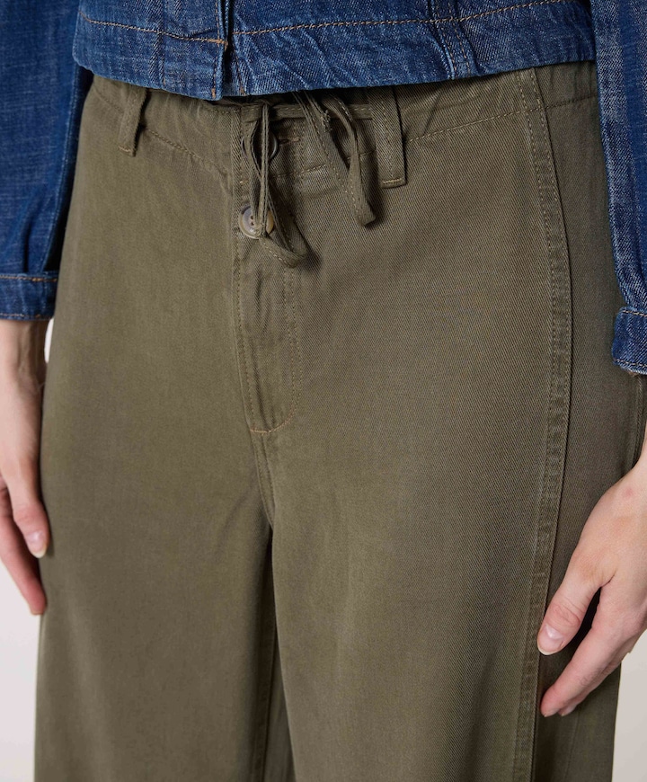 MMEmilia Elastic dames broek groen