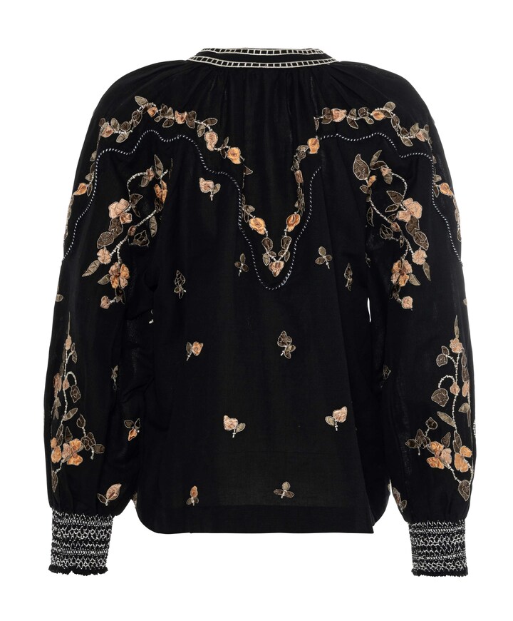 Blouse zwart