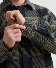 Heren overshirt blauw