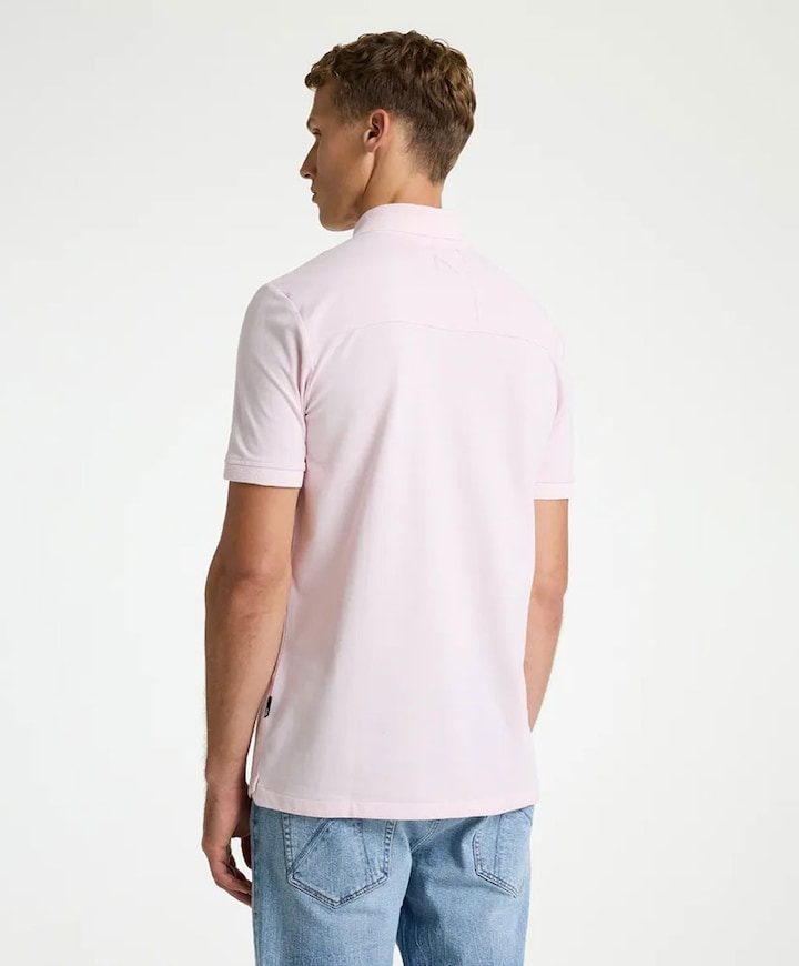 Heren polo roze