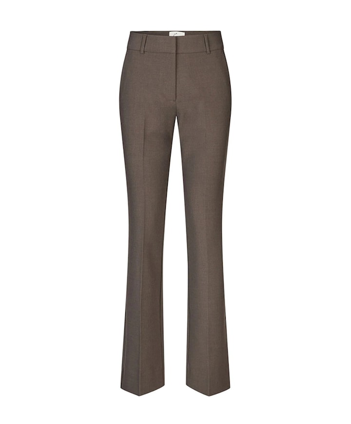 CLARAFV 826 MUD BROWN MELANGE dames pantalon bruin