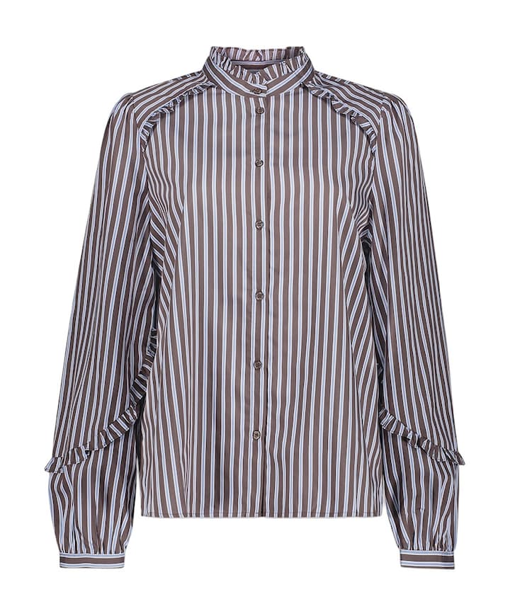 Dames blouse blauw