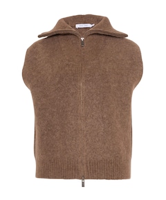 Dames vest bruin