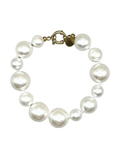 Dames armband wit