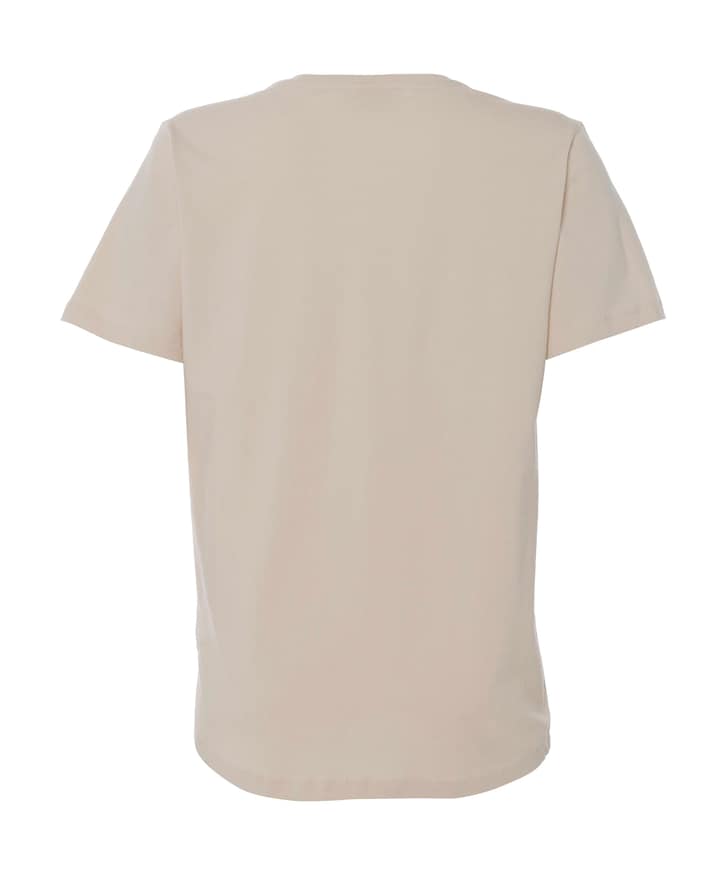 Dames t-shirt beige