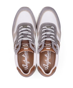 Filmon leather heren sneakers wit