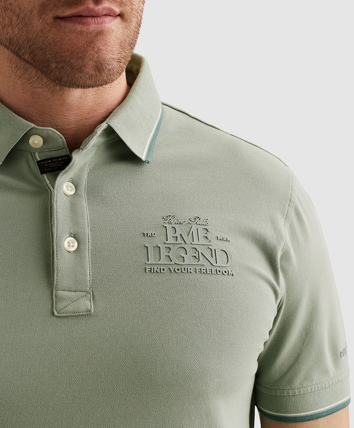Heren polo groen