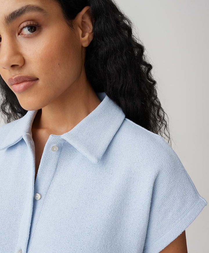 Dames top blauw