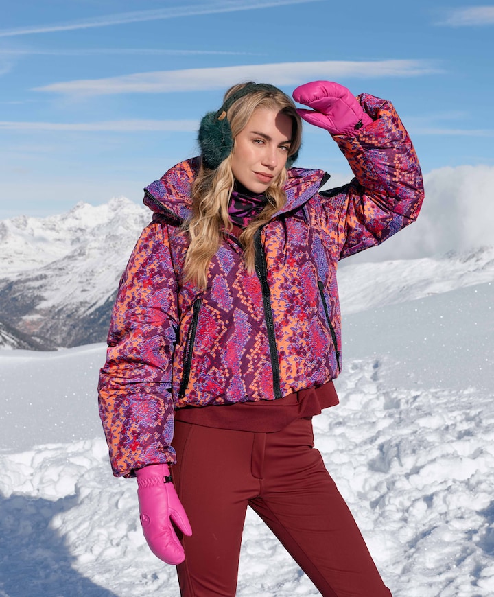 Dames ski-jas roze