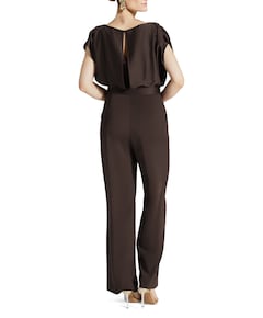 dames jumpsuit bruin
