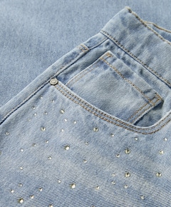 NKFBELLA WIDE RHINE 6608-IM meisjes jeans blauw