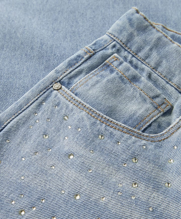 NKFBELLA WIDE RHINE 6608-IM meisjes jeans blauw