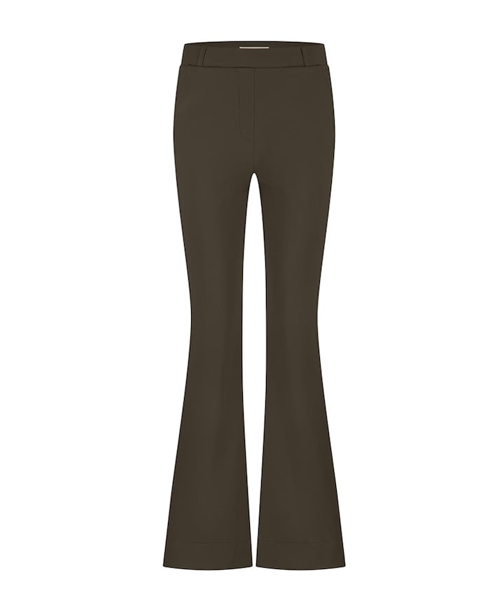 Flair bonded broek groen