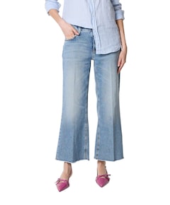 Felina cropped dames jeans blauw