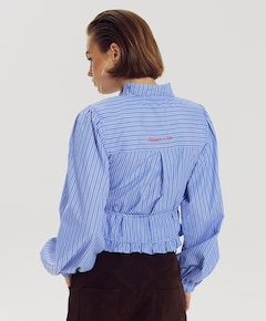 Dames blouse blauw