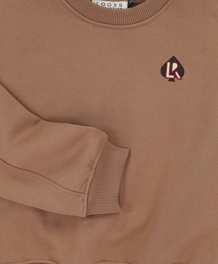 Meisjes sweater beige